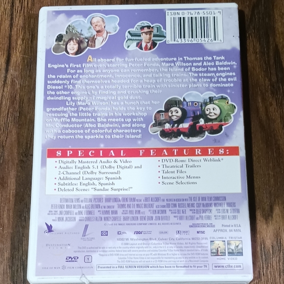 THOMAS AND THE MAGIC RAILROAD on DVD - Picture 2 of 2